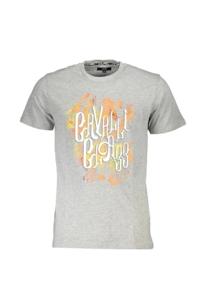 Cavalli Class graphic-print T-shirt - Grey