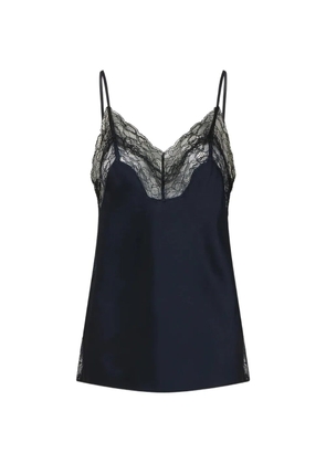 Veronica Beard Johanan lace-trim top - Blue