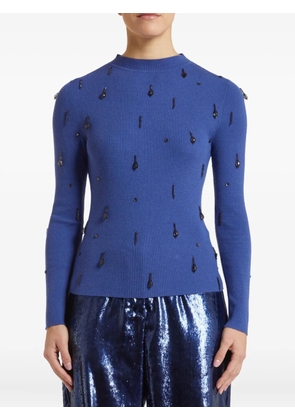 Pennyblack ribbed embellished sweater - Blue