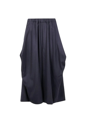 Comme Des Garçons pinstripe-pattern trousers - Black