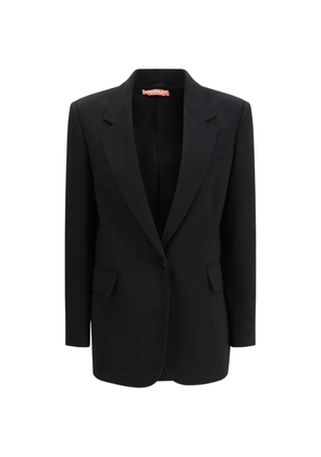 Max Mara single-breasted peak-lapel blazer - Black