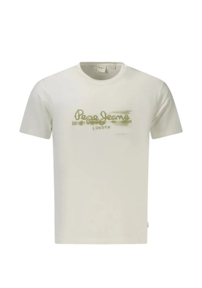 Pepe Jeans logo-print cotton T-shirt - Neutrals