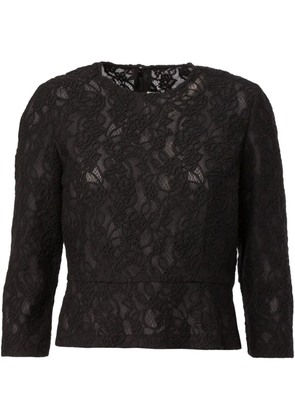 Comme Des Garçons lace blouse - Black