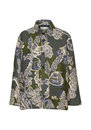 Henrik Vibskov Garden of EEden jacquard jacket - Green
