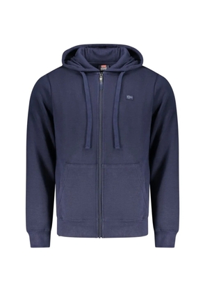 NORWAY 1963 zip-up logo-patch hoodie - Blue