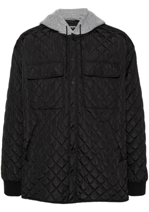 DSQUARED2 quilted hooded jacket - Black
