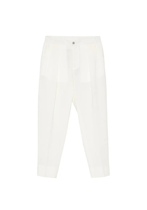 Briglia 1949 Portobello pleated trousers - White