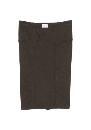 Magliano Nudo Mutanda mini skirt - Brown