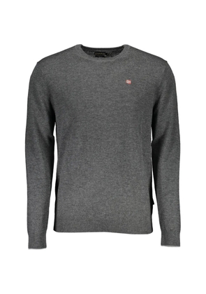 Napapijri logo-detail crew-neck sweater - Grey