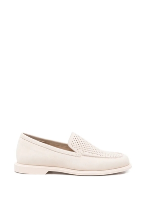 SERGIO MORETTI FIRENZE laser-cut loafers - Neutrals