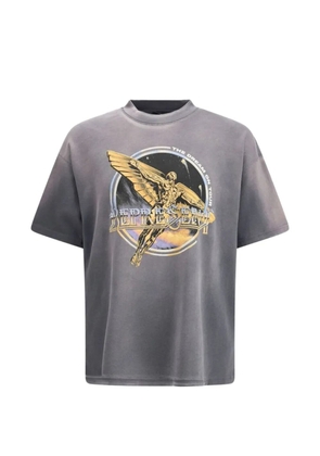 Represent graphic-print cotton T-shirt - Grey