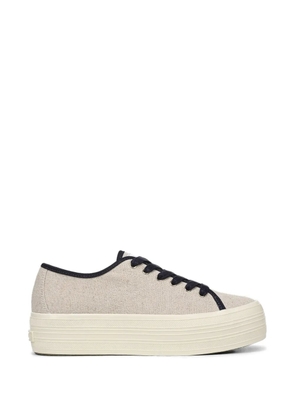 Veronica Beard Truett platform sneakers - Neutrals