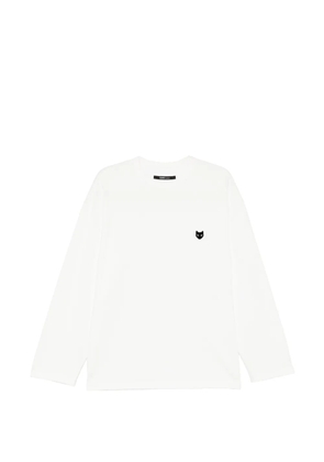 SONGZIO panther-embroidered T-shirt - White