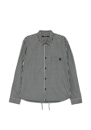 SONGZIO plaid shirt - Black