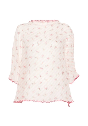 Faliero Sarti New Merlina floral-print blouse - Pink