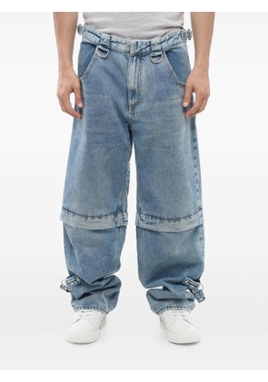 Givenchy detachable-suspenders jeans - Blue