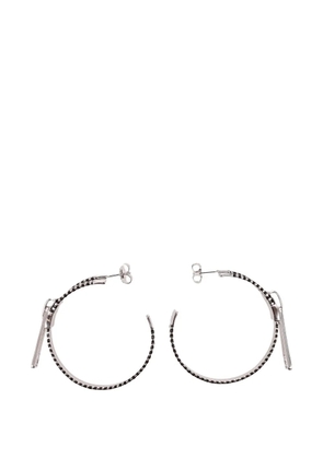 Marc Jacobs Zipper hoop earrings - Silver