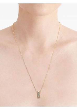 Shihara brick-pendant diamond necklace - Gold