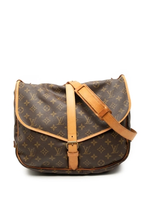 Louis Vuitton Pre-Owned 1990 Monogram Saumur 35 crossbody bag - Brown