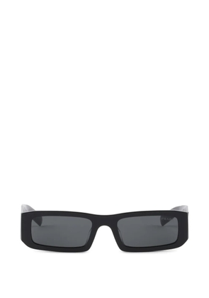 Prada Eyewear sunglasses with triangle logo - Black
