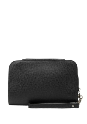 Louis Vuitton Pre-Owned 2004 Taiga Pochette Baikal clutch bag - Black