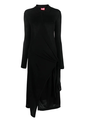 Diesel D-Wrip lyocell-blend midi dress - Black