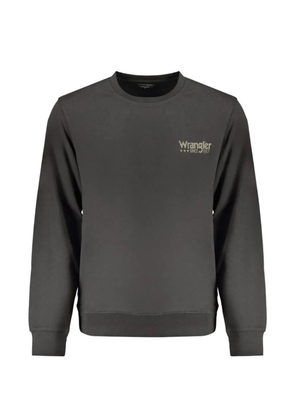 Wrangler logo-embroidered crew-neck sweatshirt - Grey