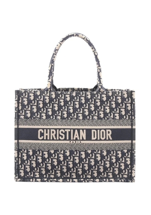 Christian Dior Pre-Owned 2010-2026 Medium Oblique Book tote bag - Blue