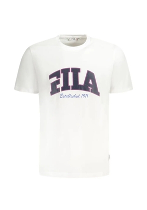 Fila logo-print T-shirt - White