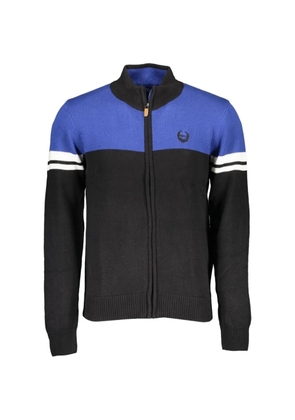 Gian Marco Venturi Vintage color-block zip-up sweatshirt - Black