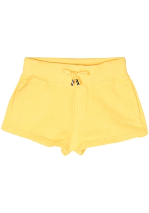 DSQUARED2 D2 cotton shorts - Yellow