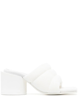 Maison Margiela 75mm Clinic heel slippers - White