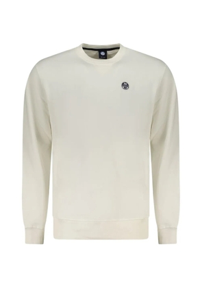 North Sails logo-patch crew-neck sweatshirt - White