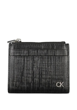 Calvin Klein textured card-holder - Black