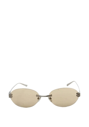 Balenciaga Gossip oval-frame sunglasses - Silver