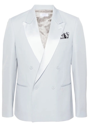 Off-White peak-lapels double-breasted blazer - Blue