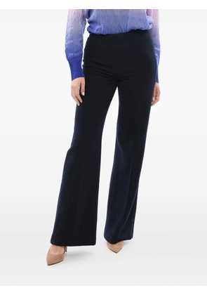 Chloé side-zip flared trousers - Blue