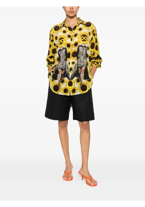 The Artistylist sunflower-print shirt - Yellow