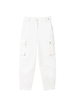 TWINSET oraganic cotton cargo trousers - White