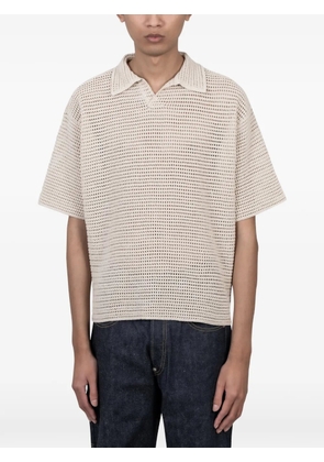 Auralee Tussah polo shirt - Neutrals