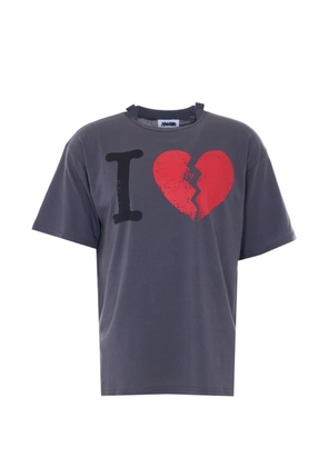 Magliano graphic-print distressed T-shirt - Grey