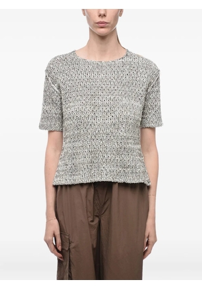 Jil Sander knitted short-sleeve T-shirt - Grey