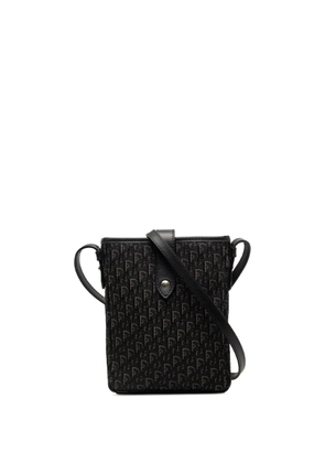 Christian Dior Pre-Owned 2003 Diorissimo Trotter Canvas Phone Case crossbody bag - Black
