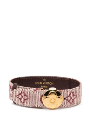 Louis Vuitton Pre-Owned 2002 Monogram Mini Lin Wish Bracelet costume bracelet - Red