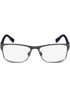 Lacoste matte finish rectangle glasses - Silver
