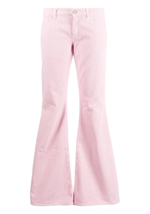 ERL corduroy flared trousers - Pink