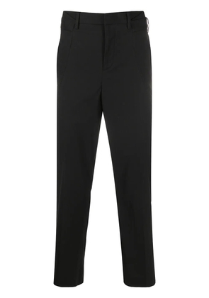 Neil Barrett pleated details cropped trousers - Black