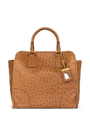 Prada Pre-Owned double zip top handle bag - Neutrals