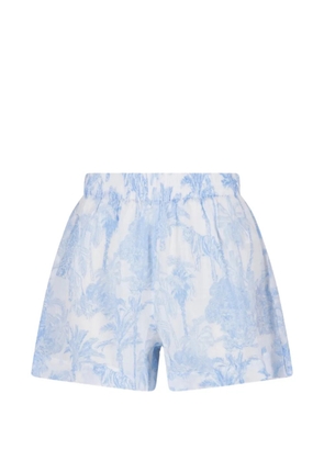 MC2 Saint Barth floral-pattern short - White