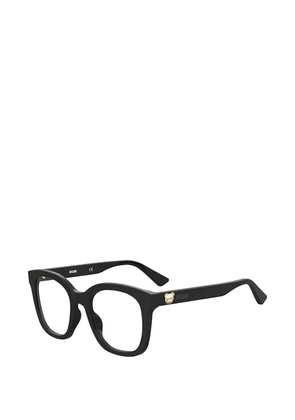 Moschino Eyewear logo-detail glasses - Black